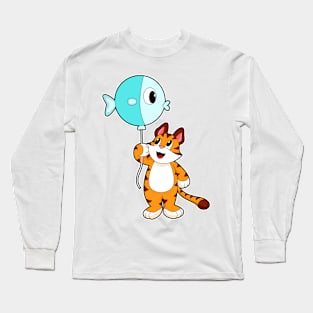 Tiger Balloon Fish Long Sleeve T-Shirt